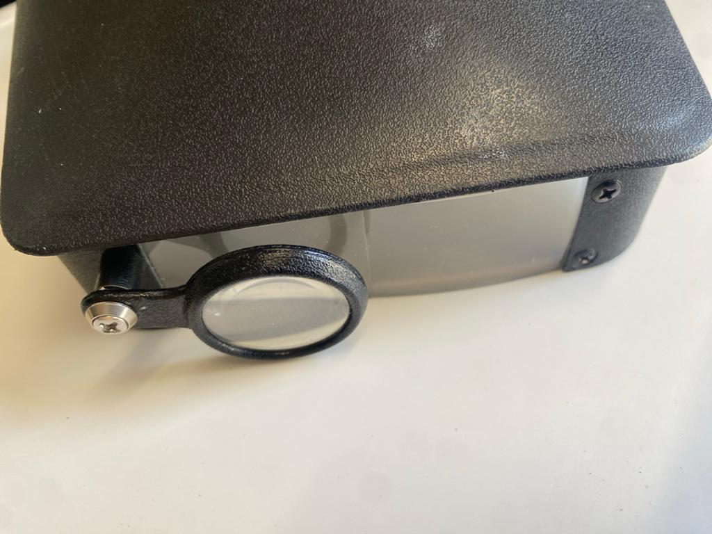 Hoofdband Vergrootglas met Verschillende Lenzen, Ophalen of Verzenden, Gebruikt, Vergrootglas of Loep