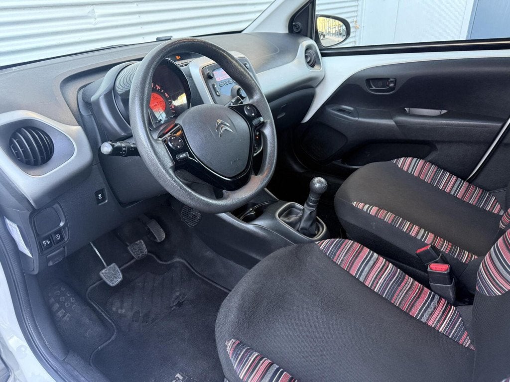 Citroen C1 1.0 e-VTi Selection Cruise Led Airco 5 Drs NL Aut, Voorwielaandrijving, Stof, Gebruikt, Met garantie (alle)