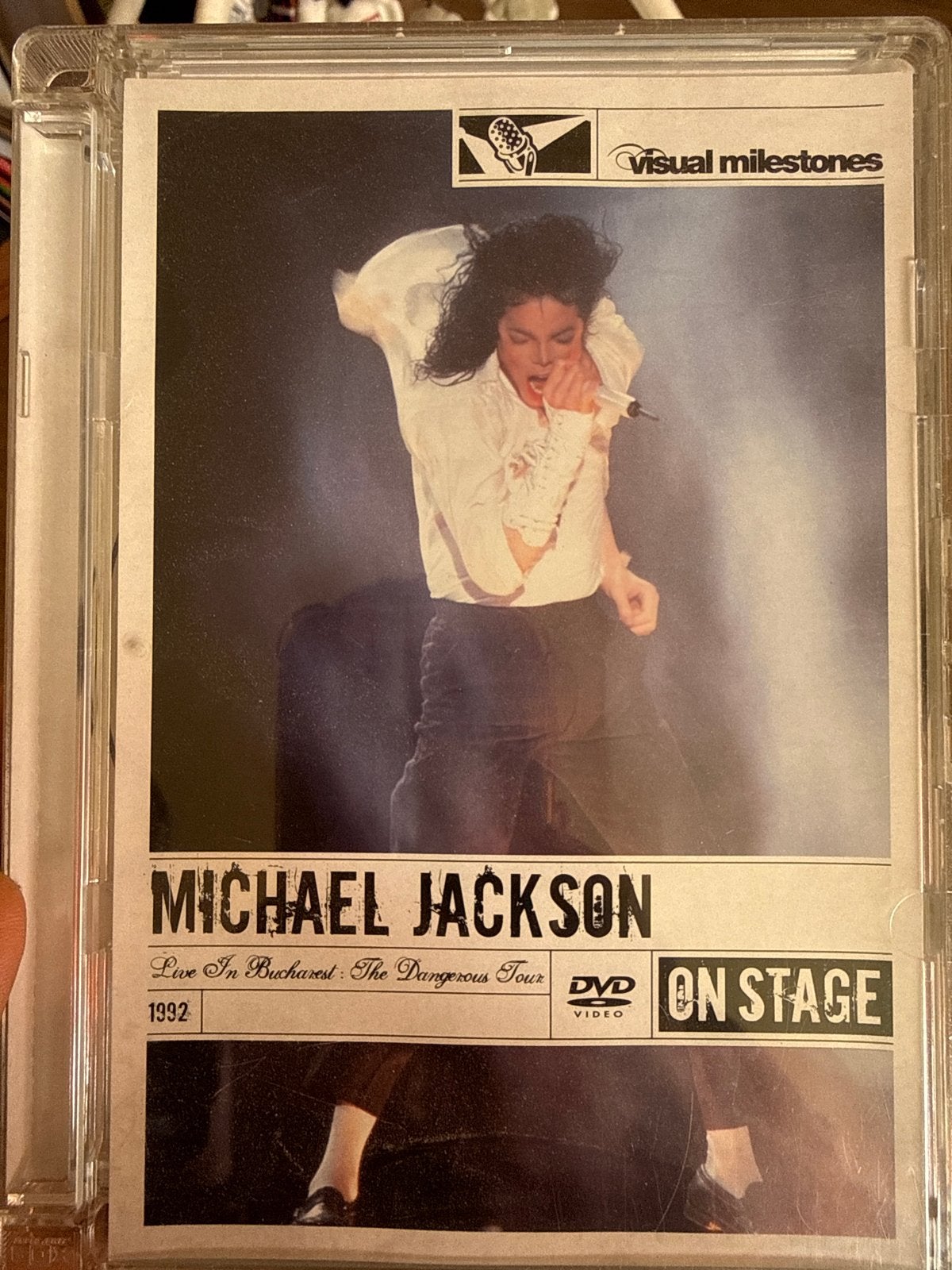 Michael Jackson - Live In Bucharest: The Dangerous Tour DVD, Alle leeftijden, Ophalen of Verzenden, Gebruikt