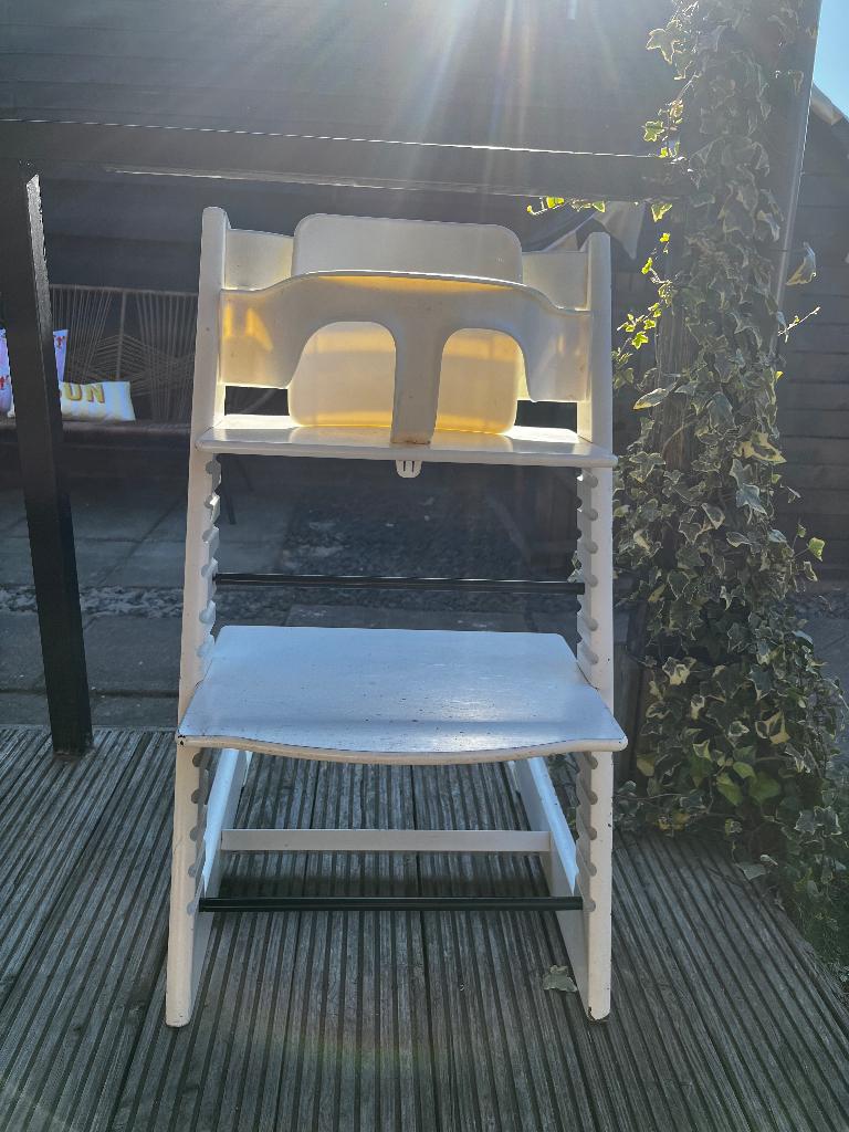 Stokke trip trap stoel uit 2015, Kinderen en Baby's, Kinderstoelen, Ophalen of Verzenden, Gebruikt, Meegroeistoel, Stoelverkleiner