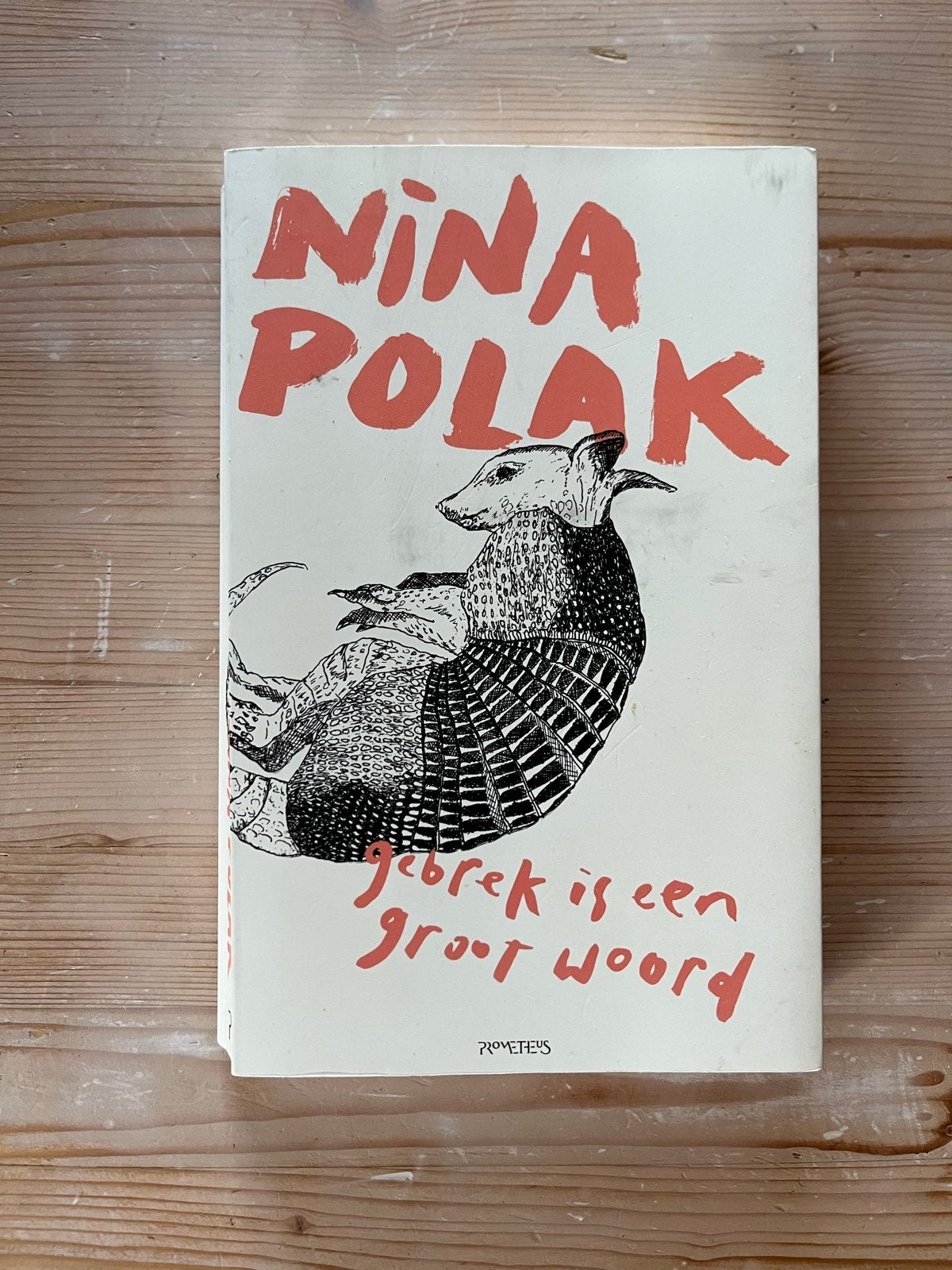 Nina Polak - Gebrek is een groot woord, Boeken, Ophalen of Verzenden, Zo goed als nieuw, Nederland