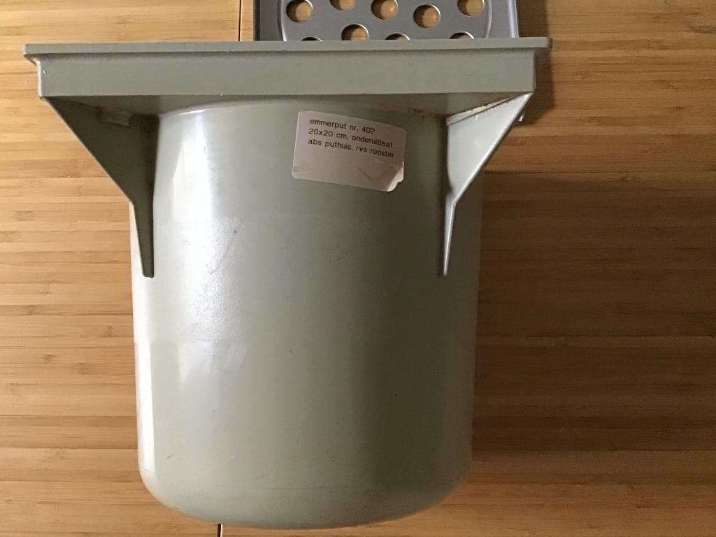 Afvoerput / afvoeremmer, Ophalen of Verzenden, Zo goed als nieuw, Rvs, Overige typen