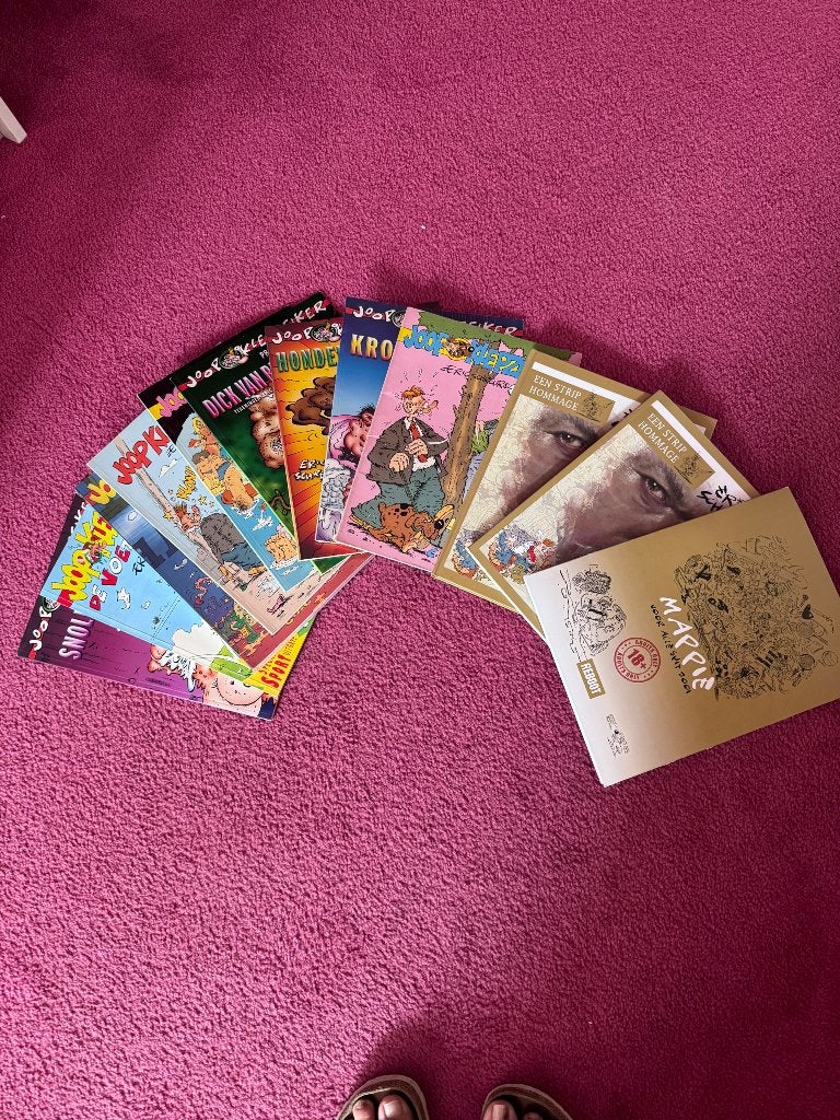 Klepzeiker stipboeken, Ophalen, Eric Schreurs, Zo goed als nieuw, Meerdere stripboeken