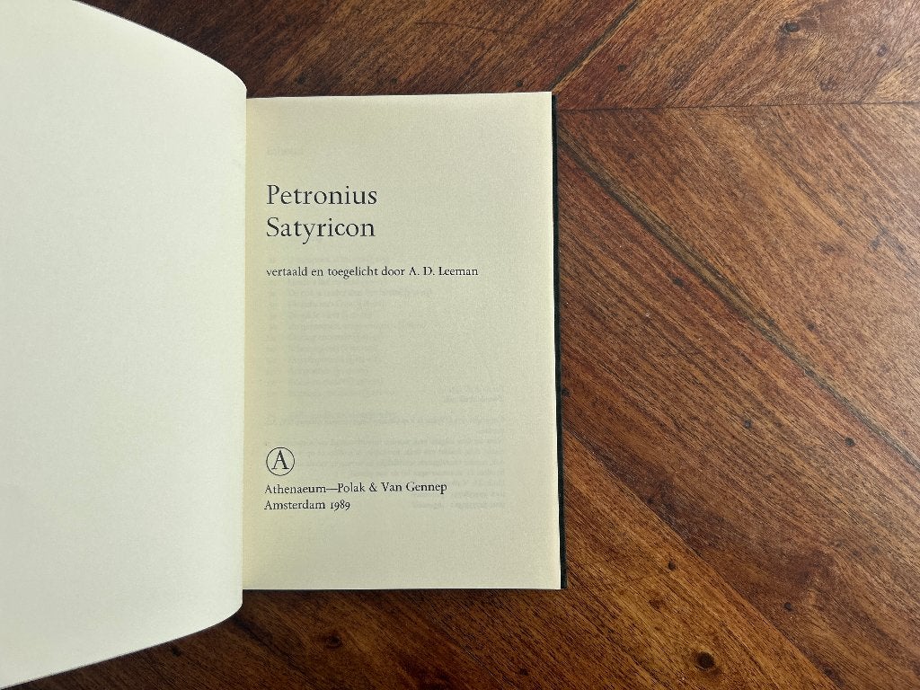 Petronius - Satyricon, Boeken, Ophalen of Verzenden, Zo goed als nieuw, Nederland, Petronius