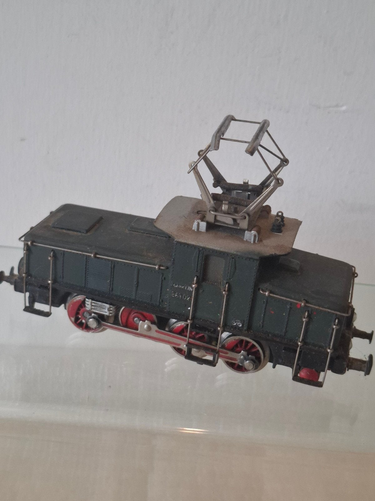 Vintage Marklin Locomotief zie de foto's, Wisselstroom, Gebruikt, Locomotief, Ophalen of Verzenden