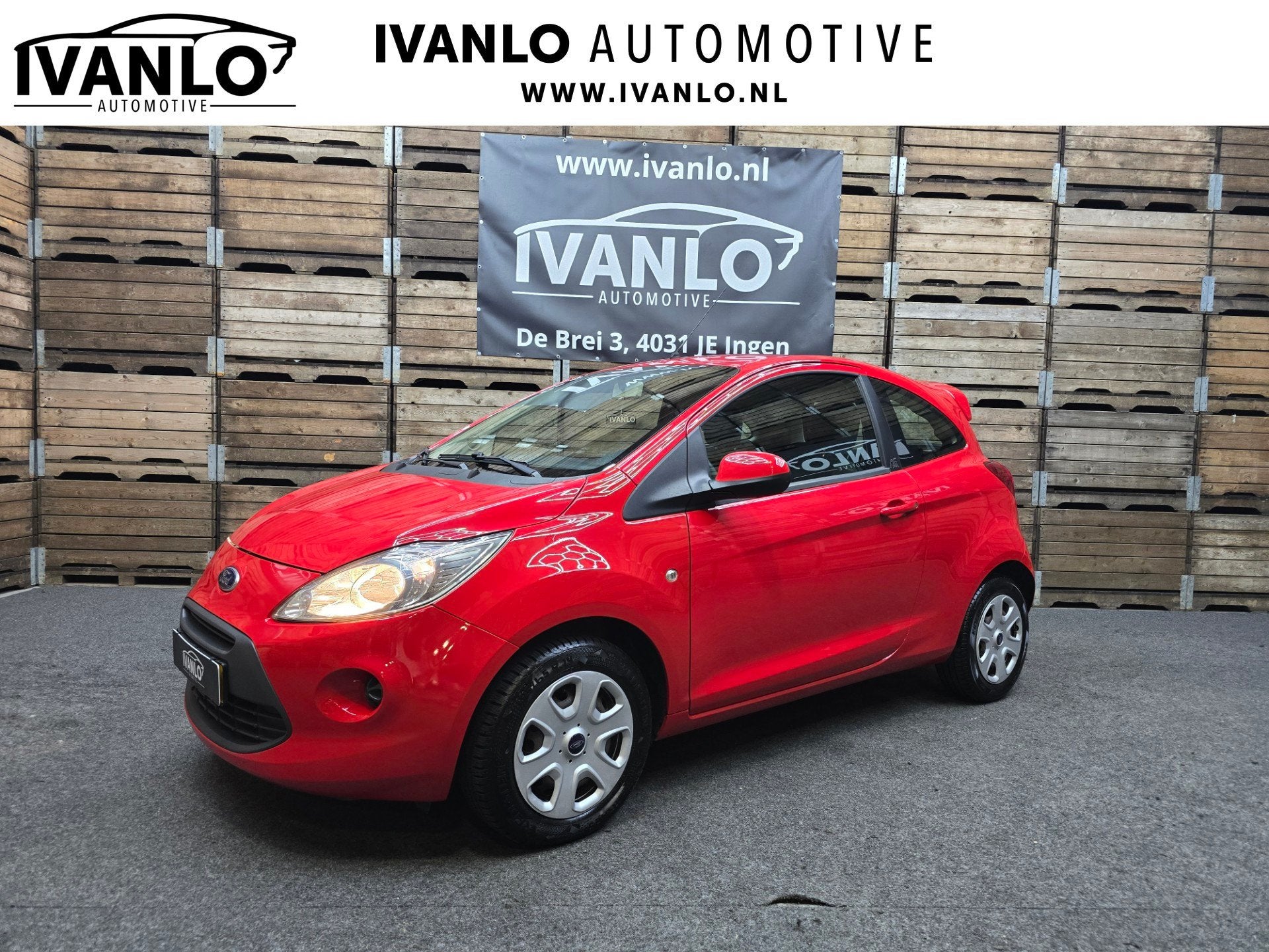 Ford Ka 1.2 Style start/stop Airconditioning CPV Riem vervan, Auto's, Voorwielaandrijving, Dealer onderhouden, Stof, Gebruikt