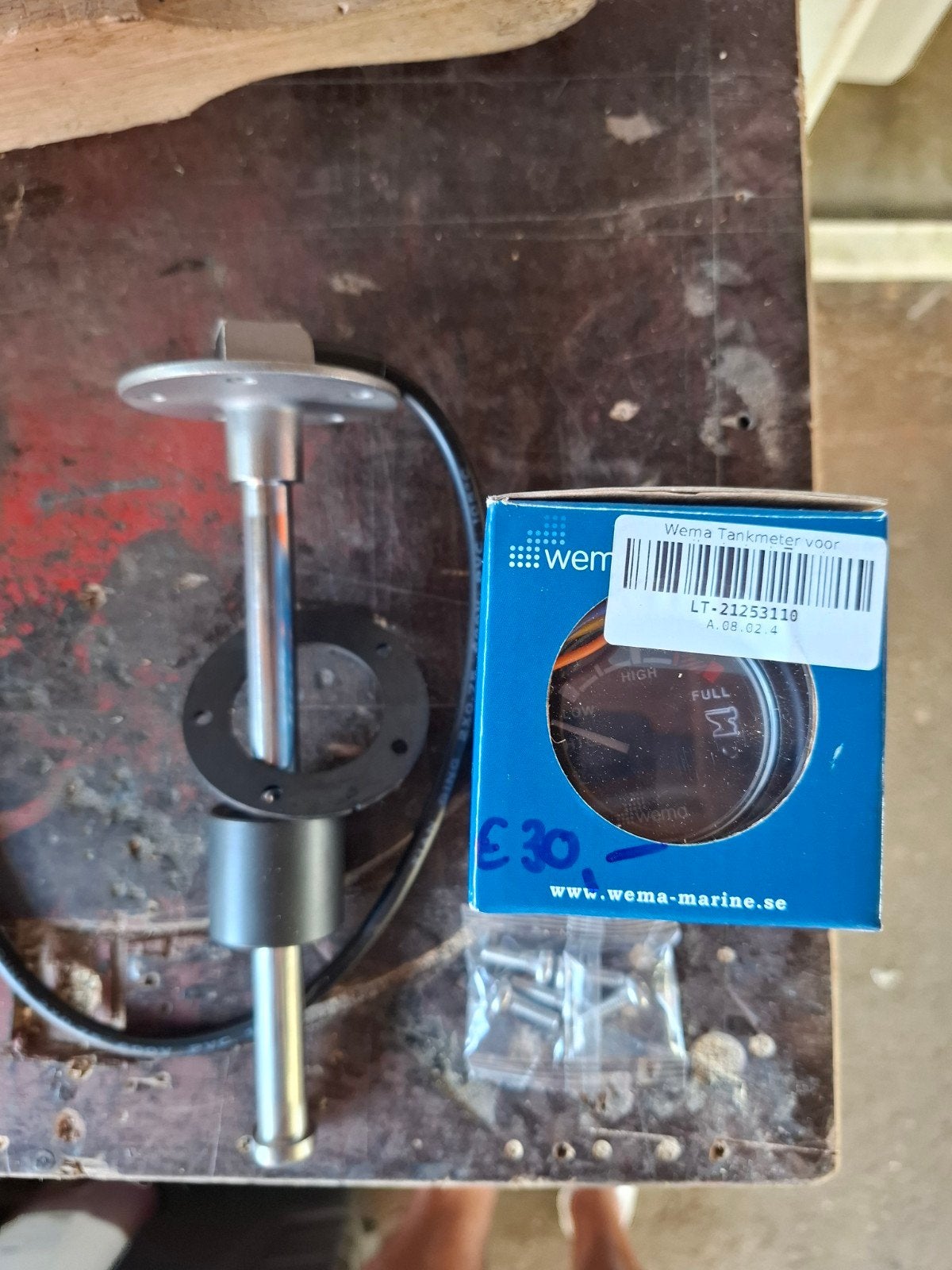Wema Tankmeter en Tankvlotter voor boot, Watersport en Boten, Ophalen of Verzenden, Nieuw, Motor en Techniek