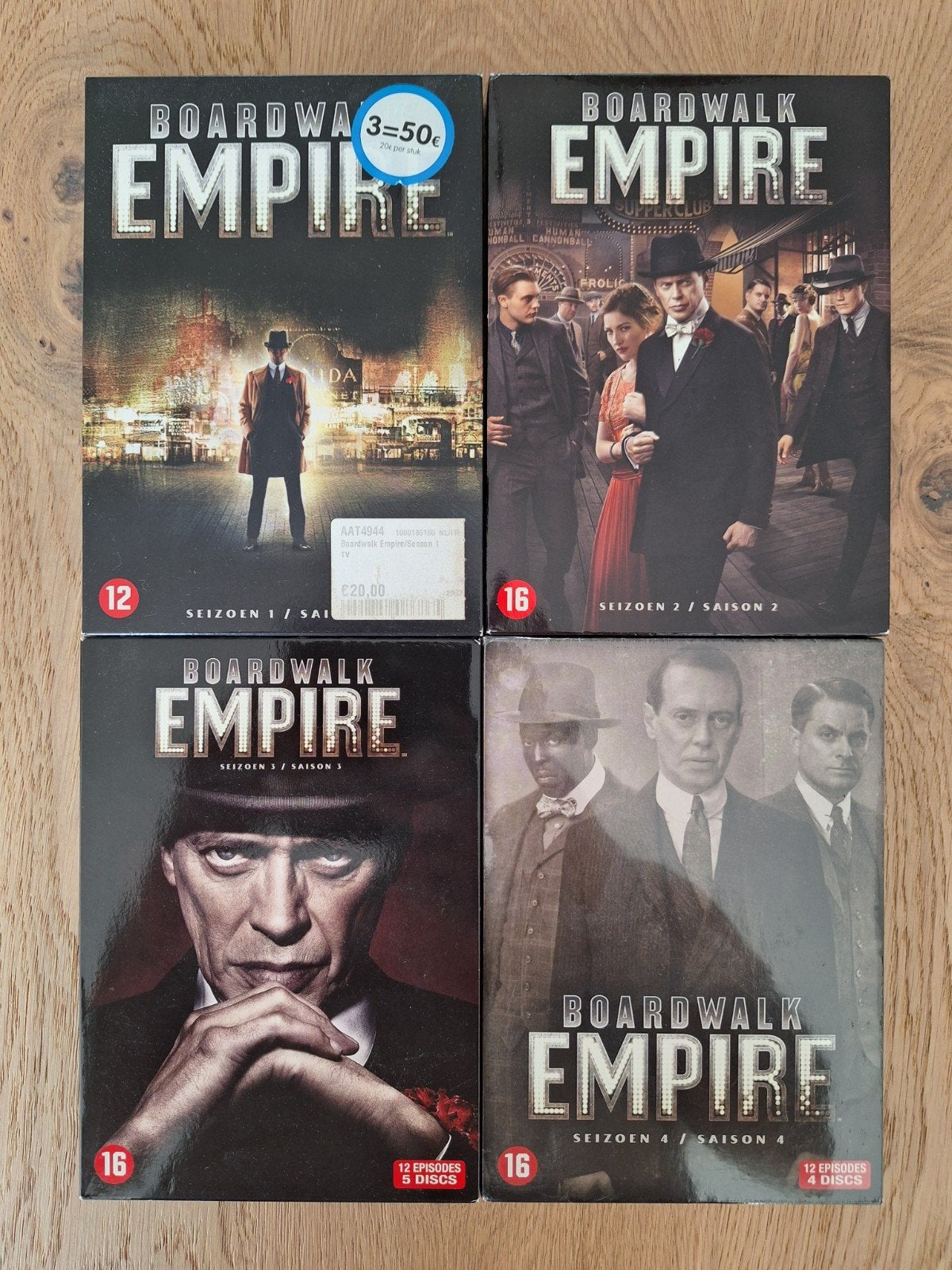 Boardwalk Empire 1 t/m 4, Bonusmateriaal, Vanaf 16 jaar, Misdaad, Nederlands