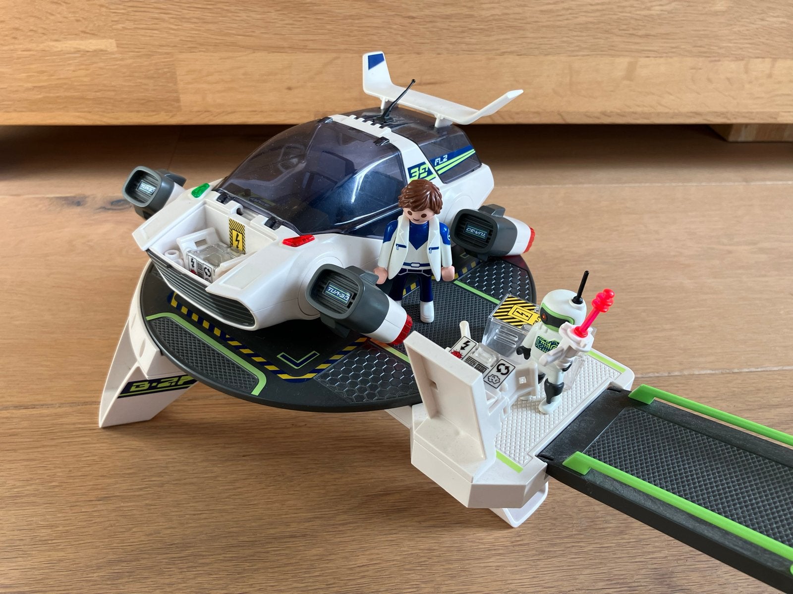 Playmobil Ruimtebasis met Ruimteschip en Figuren, Ophalen, Gebruikt, Complete set, Boot/Schip