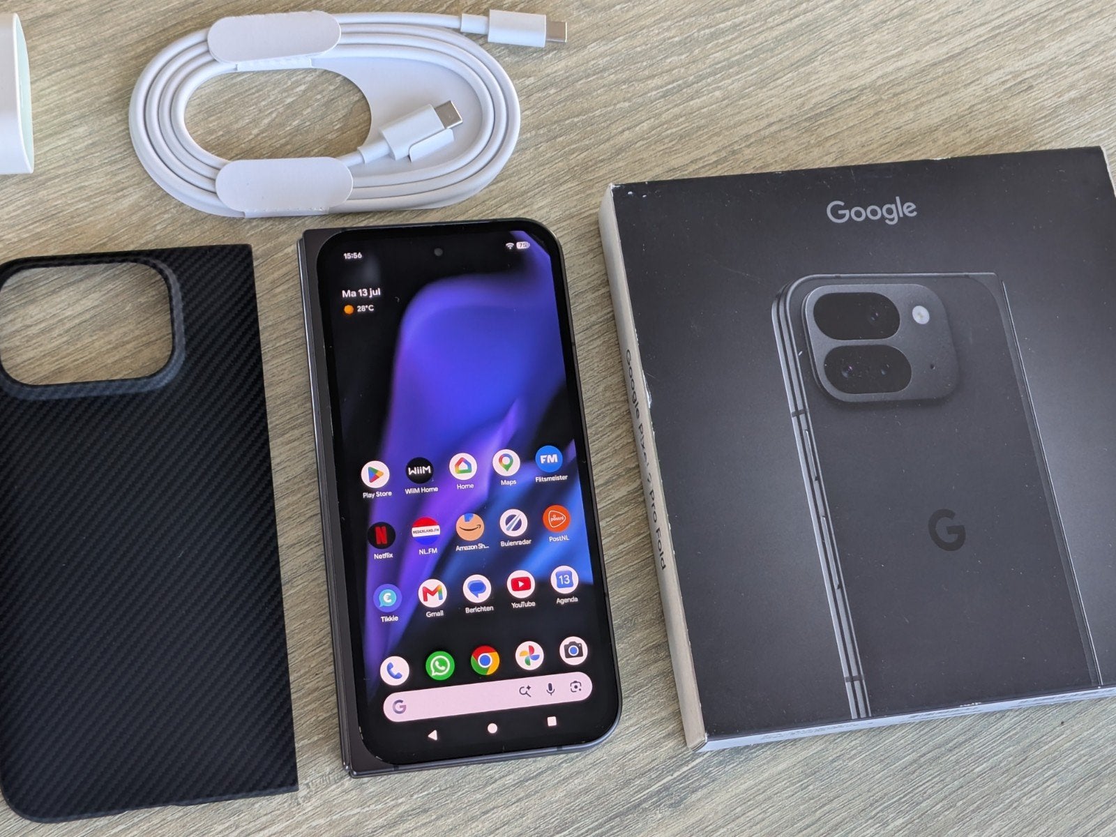 Google Pixel 9 Pro Fold 256GB | met 1,5 jaar garantie, Telecommunicatie, Mobiele telefoons | Overige merken, Inklapmodel, Ophalen of Verzenden