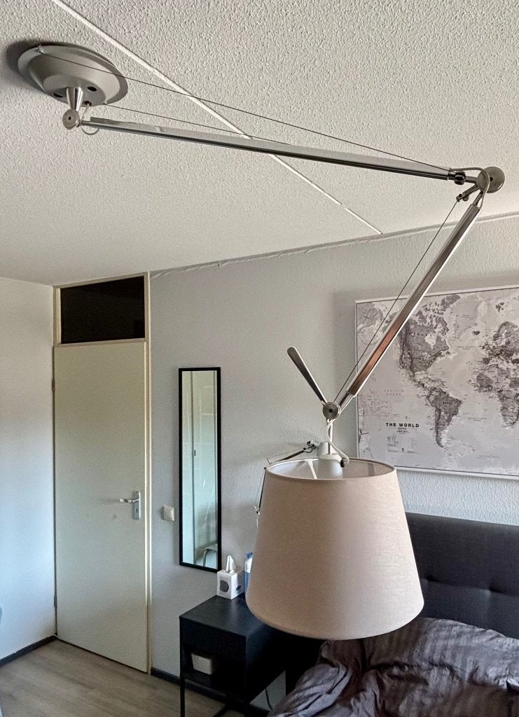 Artemide Tolomeo Decentrata Hanglamp, Ophalen, Design, Metaal, E27 (groot)