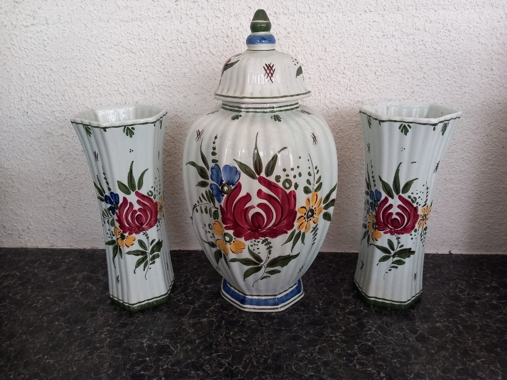 Kaststel en sierbordjes, Ophalen, Gebruikt