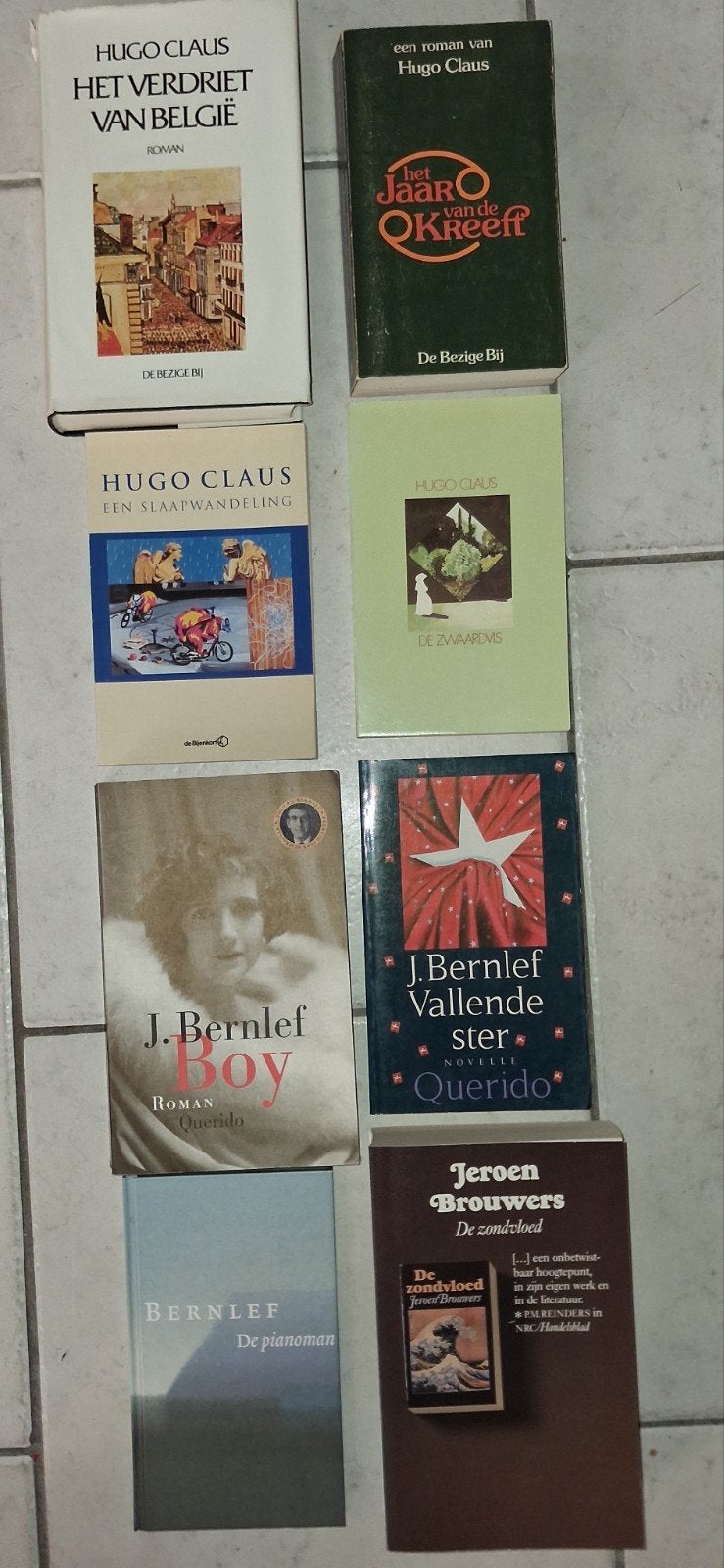 Hugo Claus & J. Bernlef Boeken Collectie - alles samen 10.-, Ophalen of Verzenden, Gelezen, Hugo Claus, J. Bernlef, Jeroen Brouwers