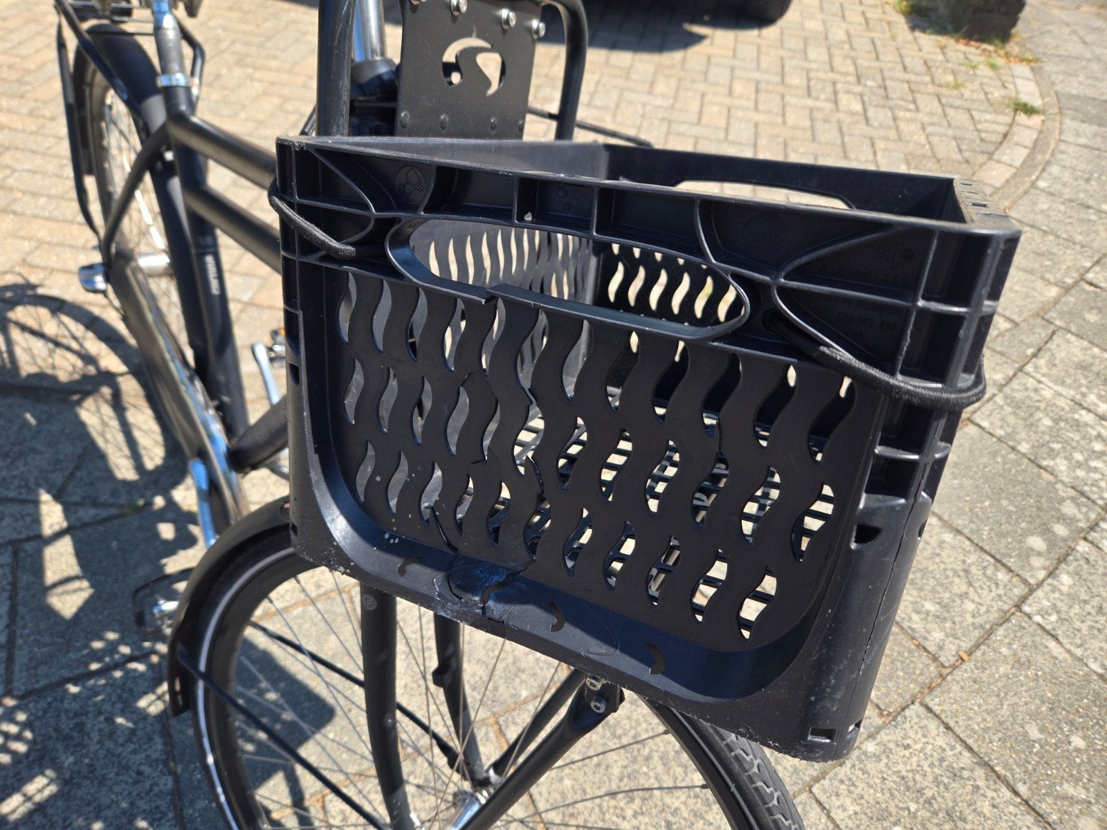 Cortina U4 Transportfiets- Zwart, Terugtraprem, 53 tot 56 cm, Zo goed als nieuw, Ophalen