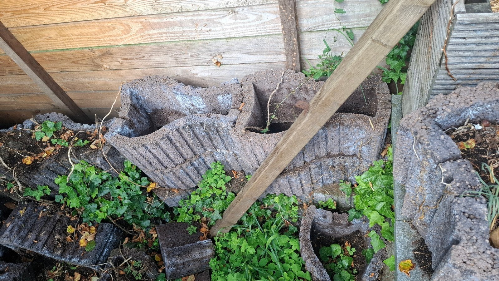 Gebruikte betonnen bloembakken voor tuin of balkon, Ophalen, Gebruikt, Balkon, Beton