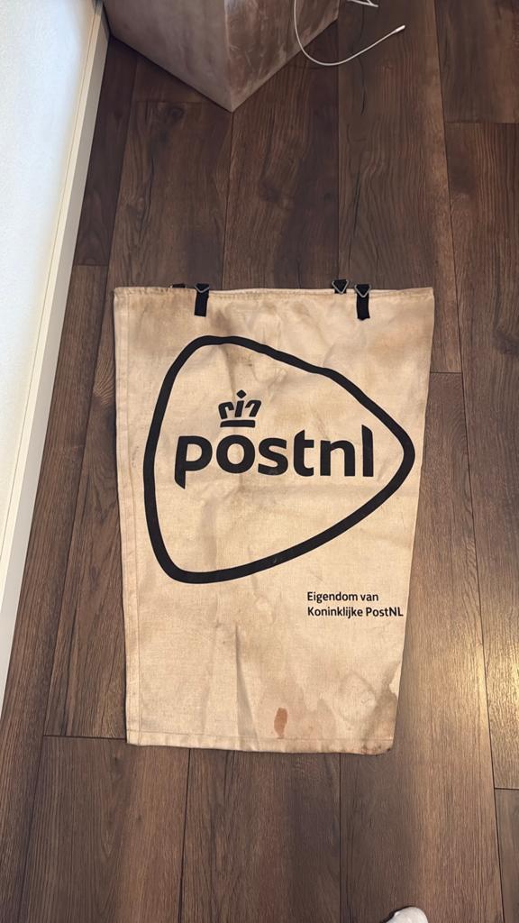 Postnl jute zak, Ophalen of Verzenden, Gebruikt, Gebruiksvoorwerp