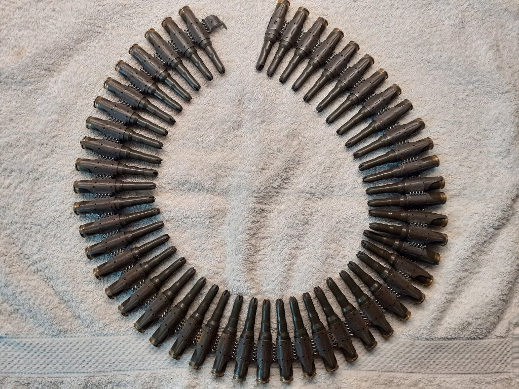 Duitse MG band met blancs set1 (ONKLAAR), Ophalen of Verzenden, Landmacht, Duitsland, Hulzen of Bodemvondsten