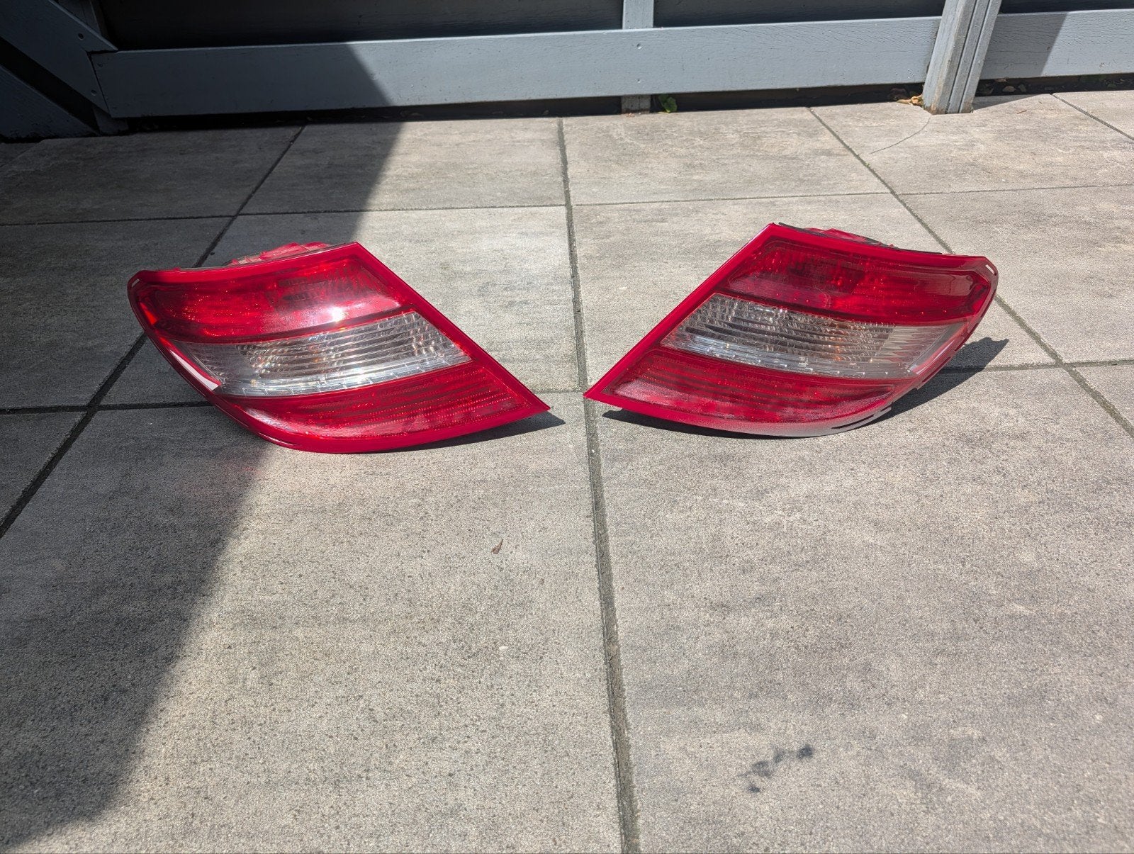 Achterlichten Mercedes-Benz C-Klasse W204 (2007-2011), Ophalen, Gebruikt, Mercedes-Benz