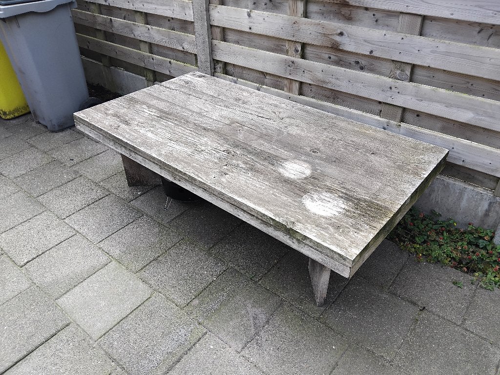 Tuintafel, Tuin en Terras, Ophalen, Gebruikt, Rechthoekig