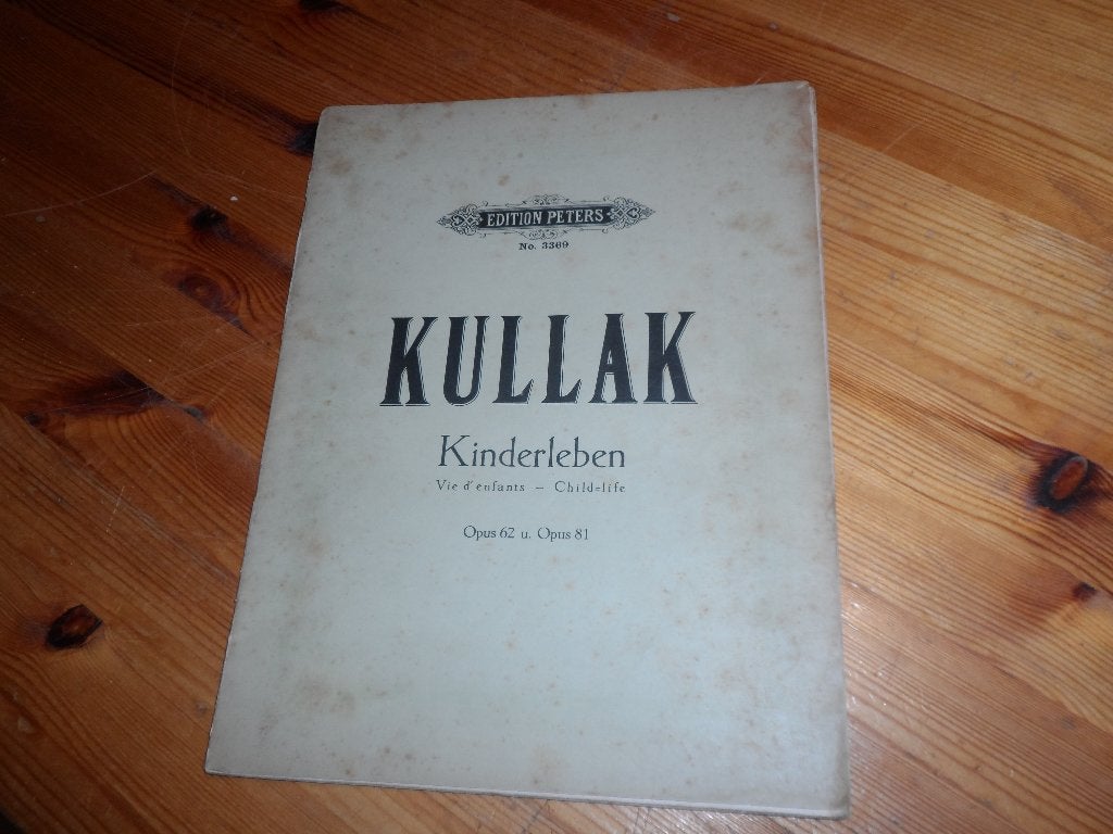 Kullak, Gebruikt, Klassiek, Ophalen of Verzenden, Artiest of Componist