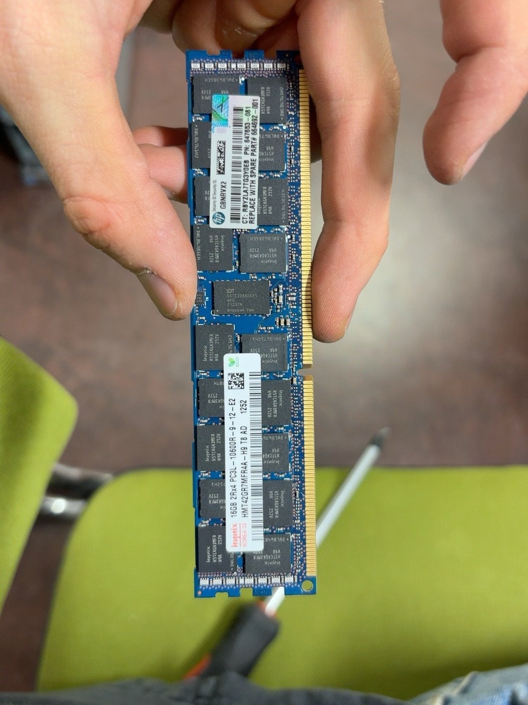 256GB HP SK Hynix DDR3L ECC Server RAM – 16x 16GB, Computers en Software, Ophalen of Verzenden, Zo goed als nieuw, DDR3, 16 GB