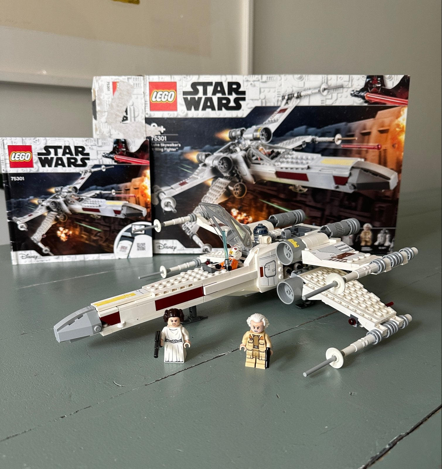 LEGO Star Wars 75301 Luke Skywalker’s X-Wing – compleet, Ophalen of Verzenden, Zo goed als nieuw, Overige merken