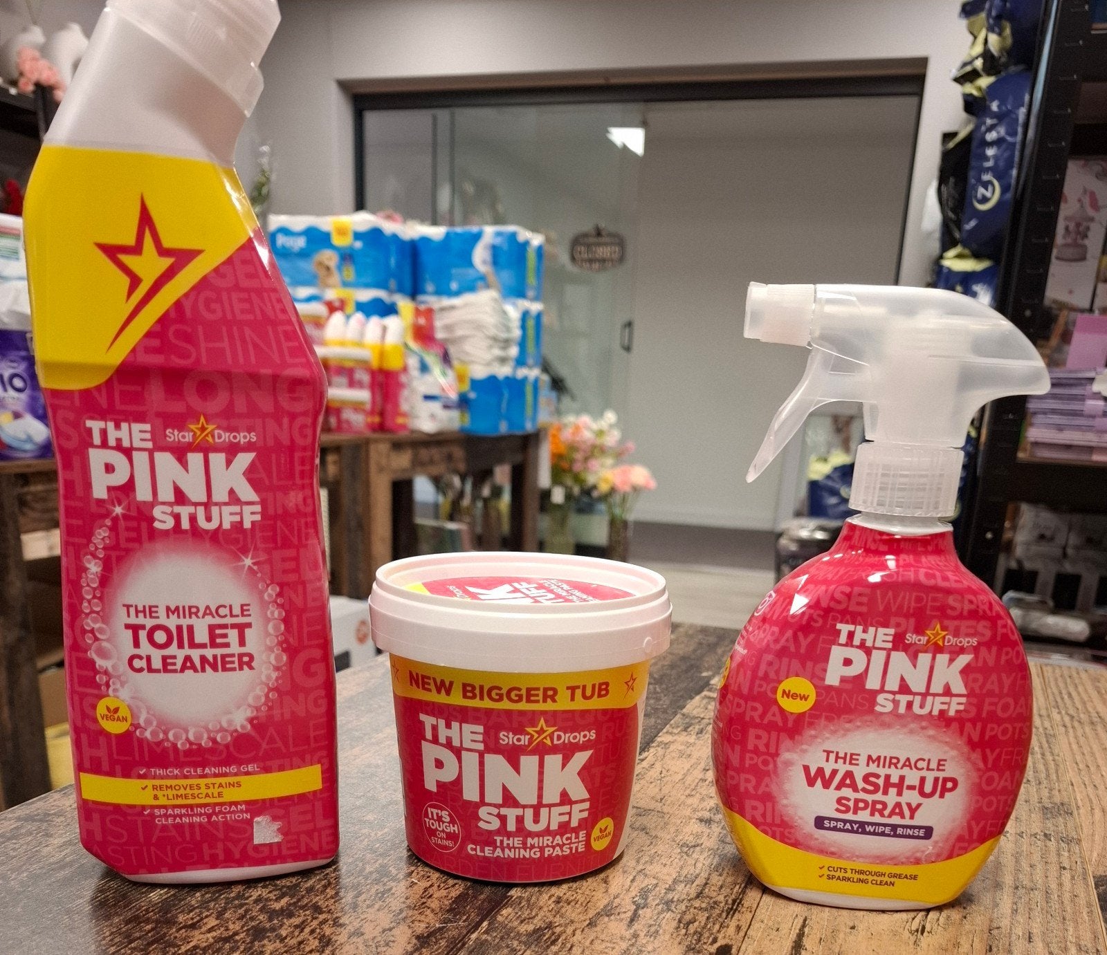 The Pink Stuff Schoonmaakpakket: Toilet, Paste, Wash-Up Spra, Ophalen of Verzenden, Pink, Pink, Pink