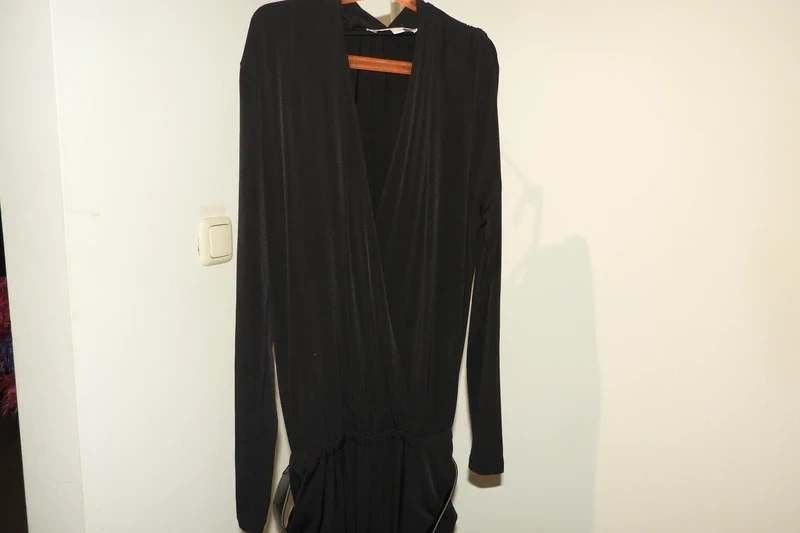Michael Kors stretch jumpsuit zwart mooie riem erbij mt S, Kleding | Dames, Jumpsuits, Michael Kors, Verzenden, Zwart, Zo goed als nieuw