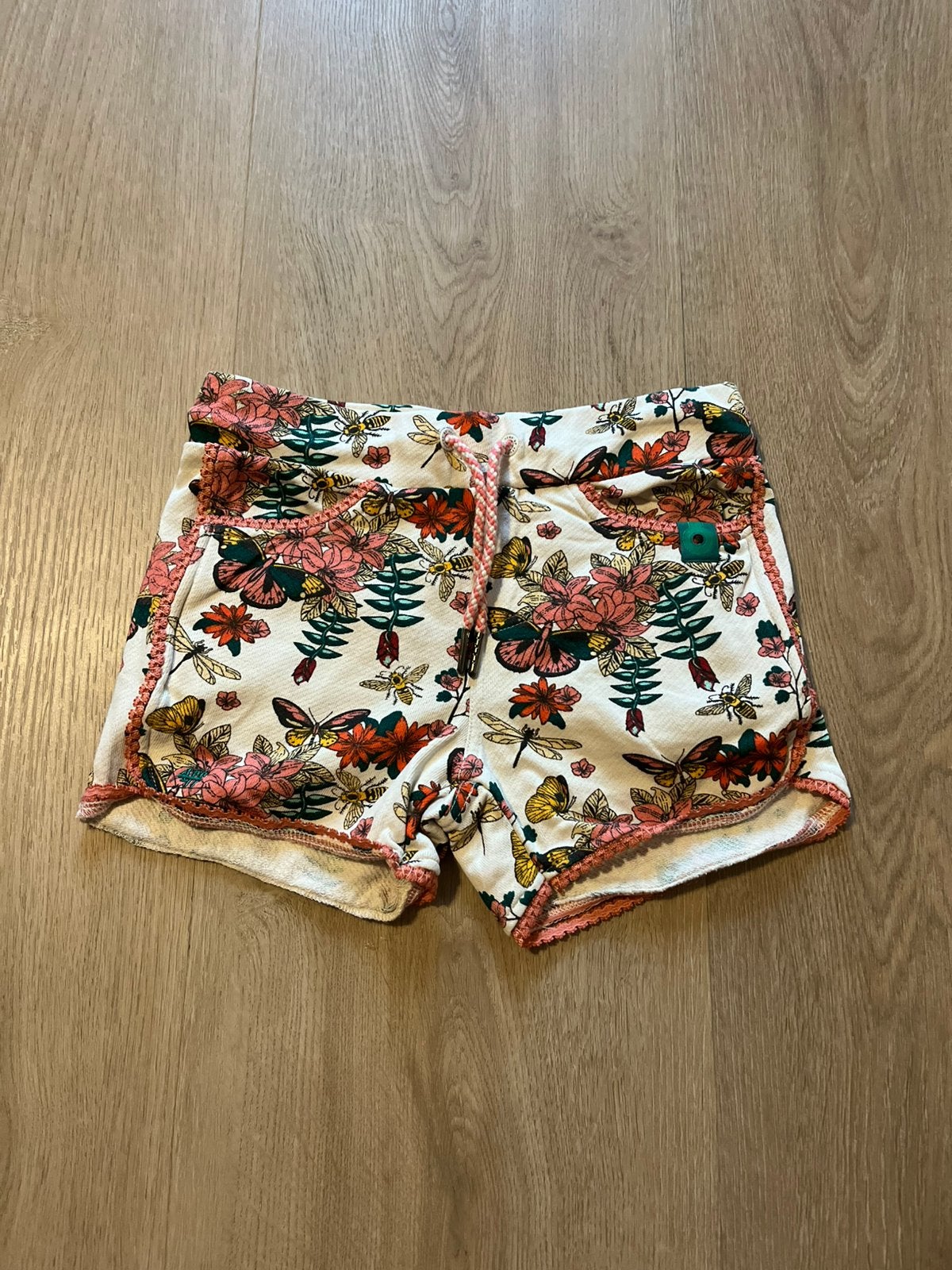 4ff 4 funky flavours broek bloemen maat 122 / 128 zgan, Ophalen of Verzenden, Zo goed als nieuw, Meisje, Broek