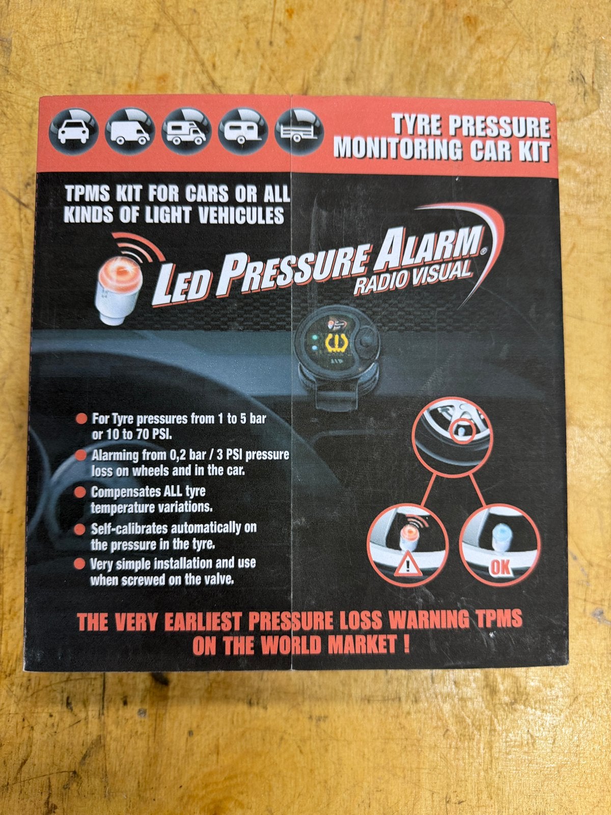 Bandenspanning Monitor voor auto en camper, Ophalen of Verzenden, Nieuw
