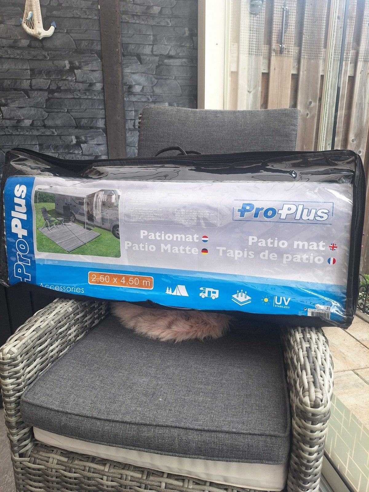 Pro plus patio mat, Caravans en Kamperen, Kampeeraccessoires, Nieuw, Ophalen