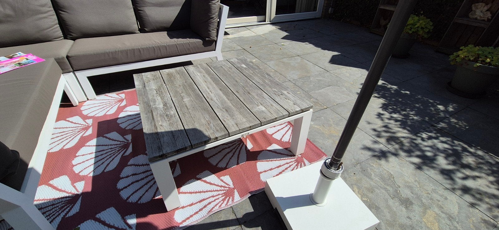 tafel van Life Outdoor Living, Tuin en Terras, Ophalen, Gebruikt, Aluminium