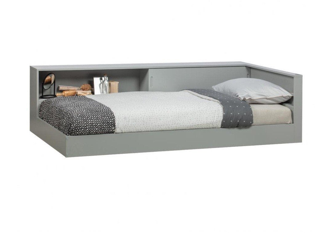 Eenpersoonsbed met eventueel lattenbodem, Ophalen, Zo goed als nieuw, Eenpersoons, 90 cm