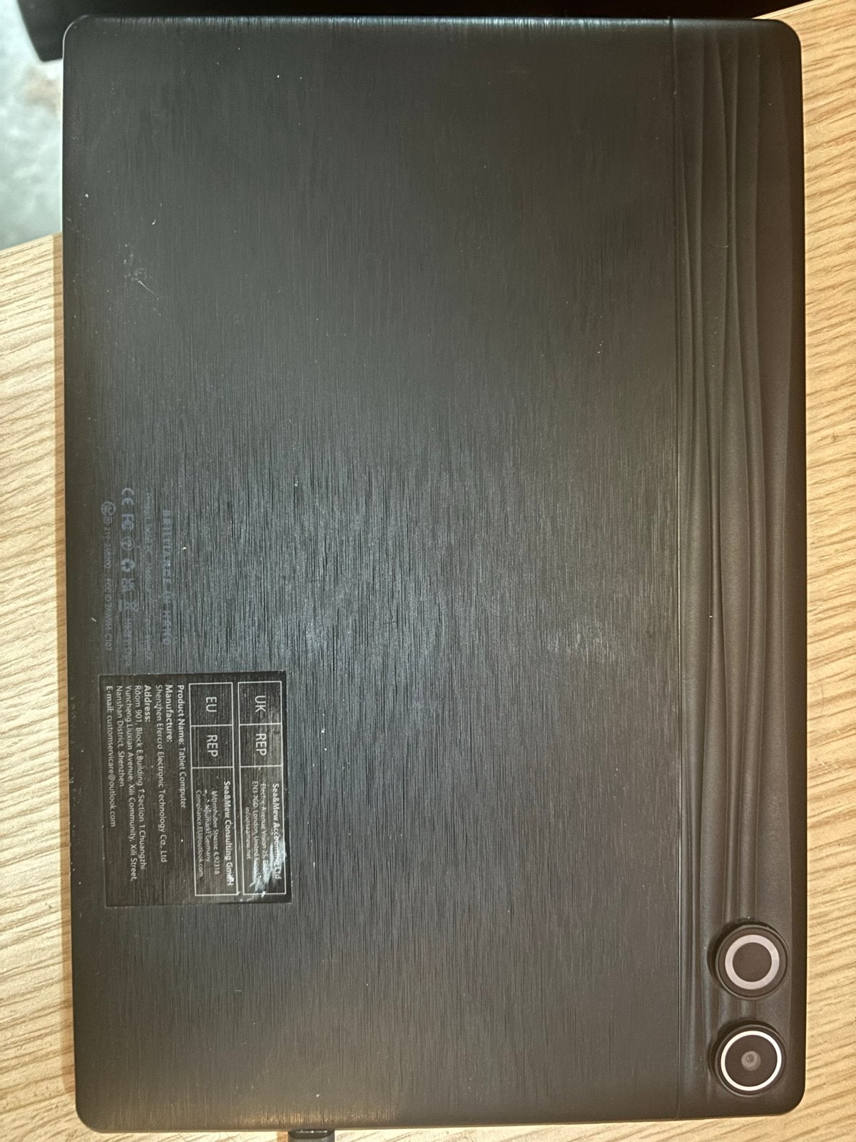 Tablet met defect LCD scherm (voor onderdelen/reparatie), Ophalen, Niet werkend, 10 inch