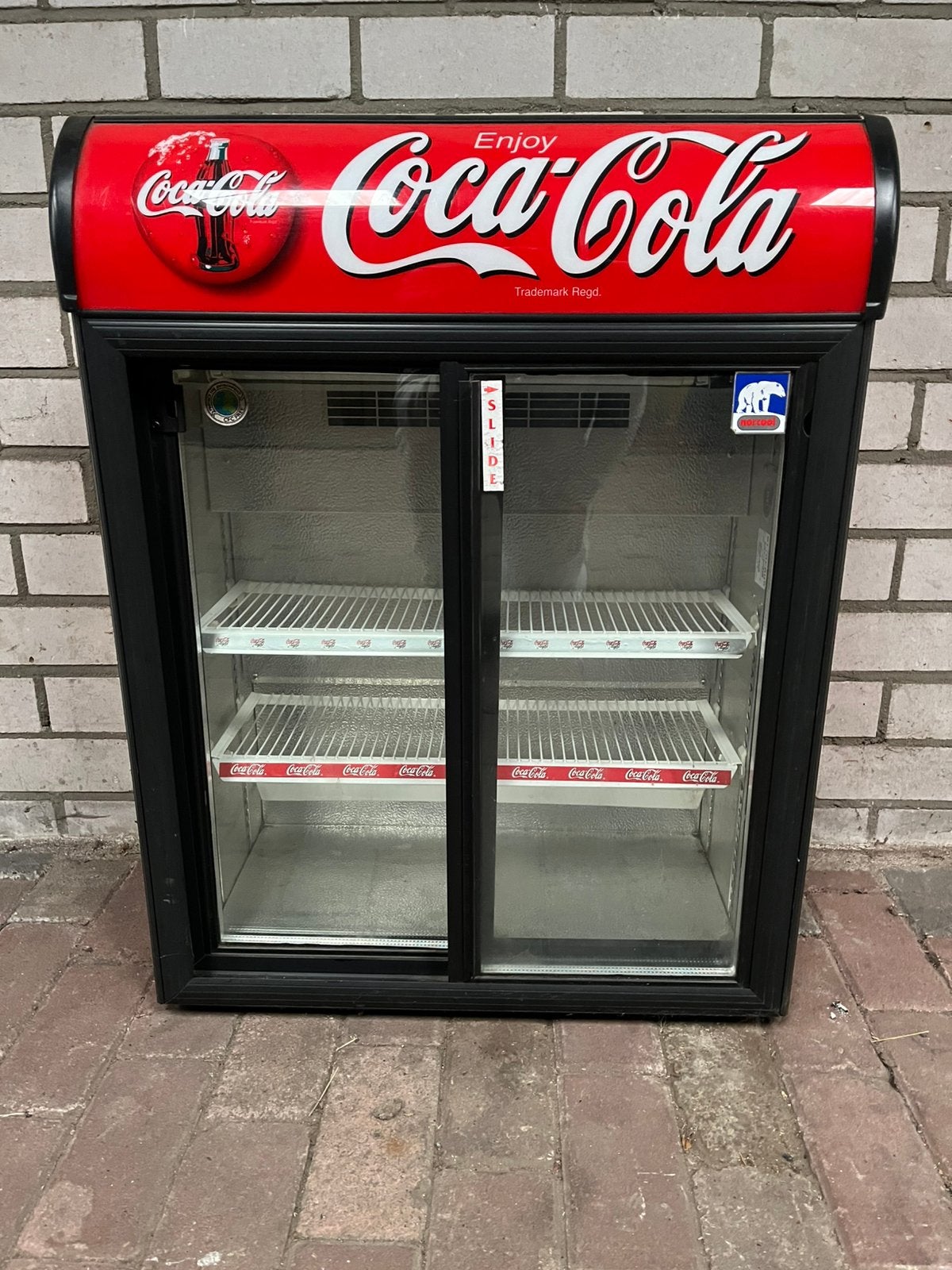 Coca-Cola  koelkast / displaykoelkast, Minder dan 75 liter, Ophalen, Zo goed als nieuw, Zonder vriesvak