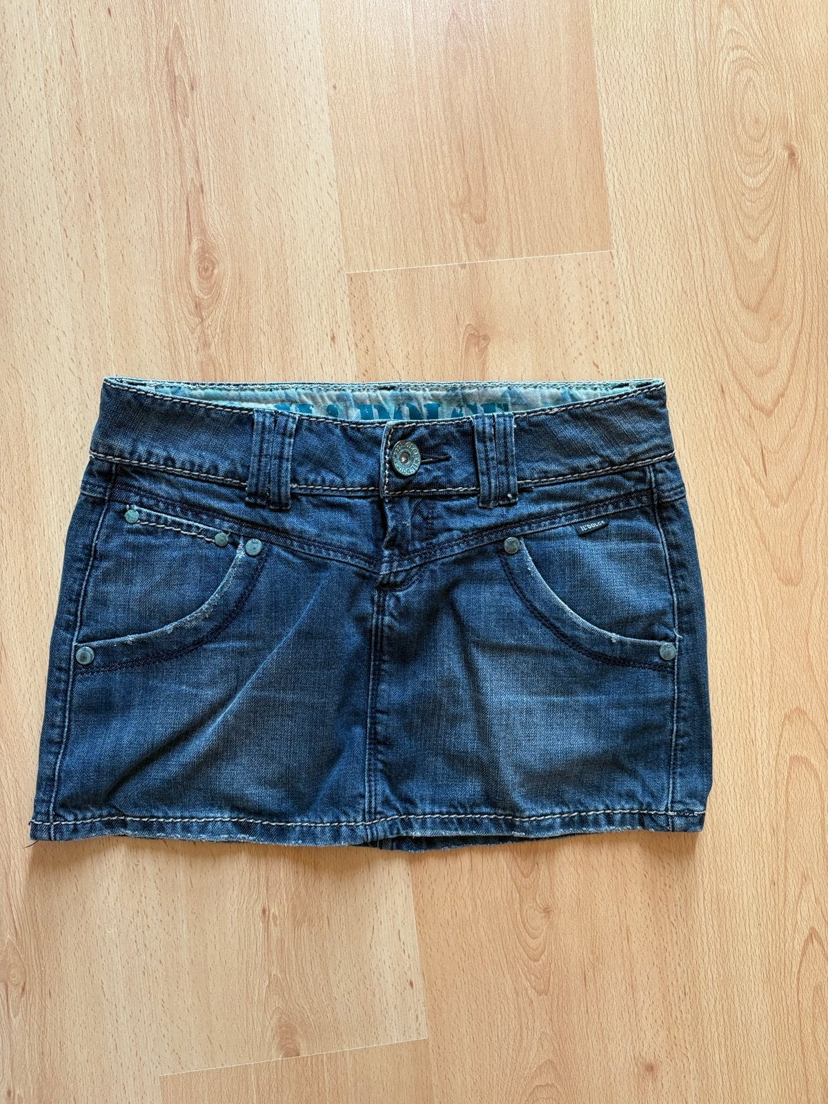 IL DOLCE Denim Minirok Spijkerrokje Maat 36, Blauw, Nieuw, Ophalen of Verzenden, Maat 36 (S)