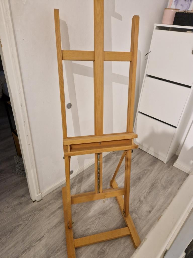Houten grote schildersezel - Verstelbaar en stevig, Ophalen, Nieuw, Ezel
