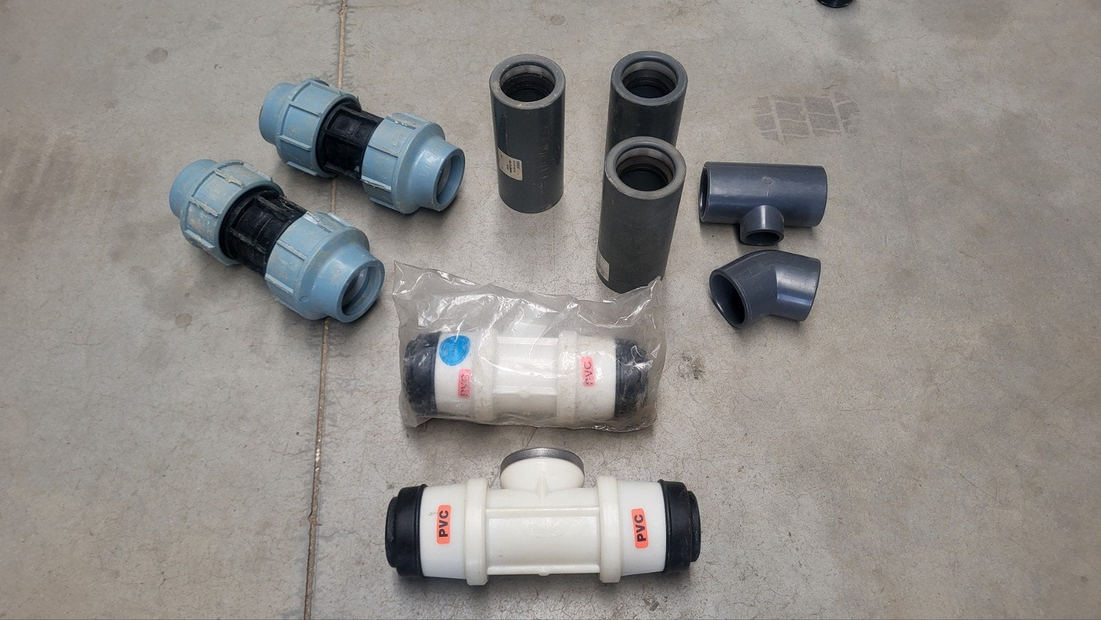 50 mm hulpstukken Pvc leiding Hawle Wavin, Doe-het-zelf en Verbouw, Buizen en Afvoer, Pvc, Overige typen, Nieuw, Ophalen of Verzenden