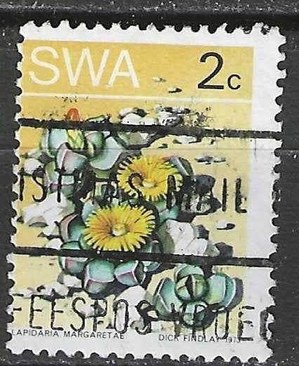 Zuid-West Afrika 1974 - Yvert 342 - Cactussen - 2 c. (ST), Verzenden, Overige landen, Gestempeld