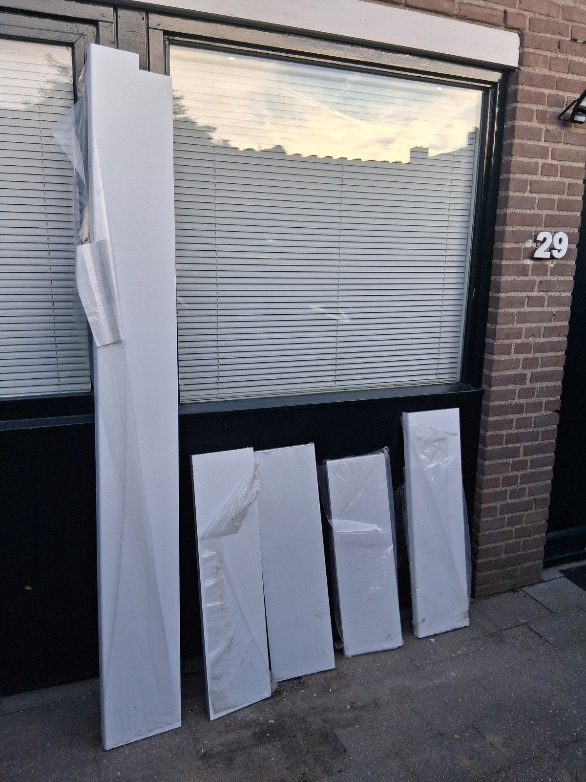 Kunststof van Hornbach planken in diverse lengtes, Doe-het-zelf en Verbouw, Hout en Planken, Ophalen, Minder dan 25 mm, Nieuw