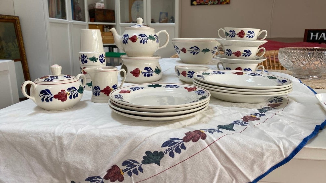 Boerenbont servies, Ophalen, Zo goed als nieuw, Bord(en), Overige stijlen