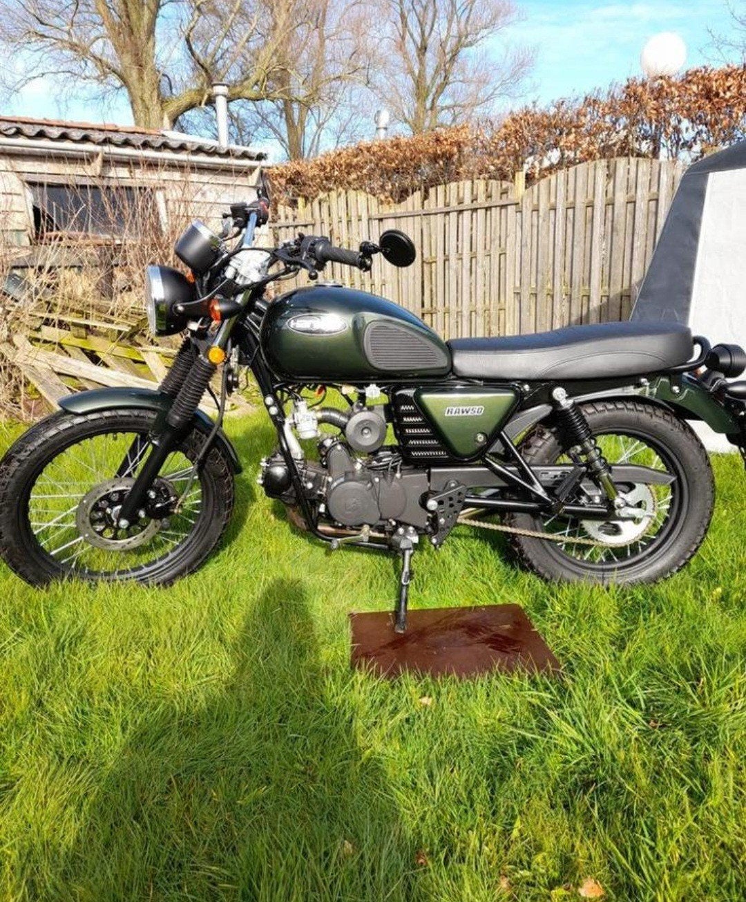 Hanway 50 Raw -  70cc, Fietsen en Brommers, Brommers | Overige merken, Ophalen, Gebruikt, Maximaal 45 km/u, Hanway
