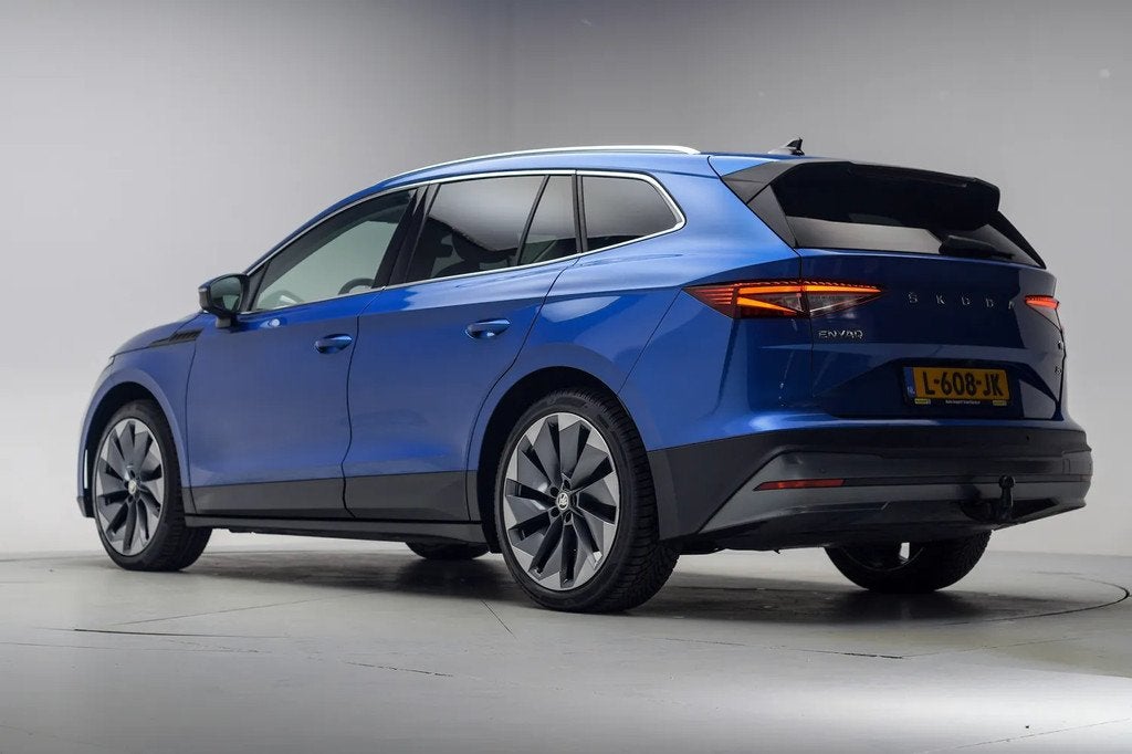 Skoda Enyaq iV 80 First Edition 3-Fase [ Leder Trekhaak Memo, Auto's, Skoda, Automaat, 0 cilinders, Gebruikt, 80 kWh