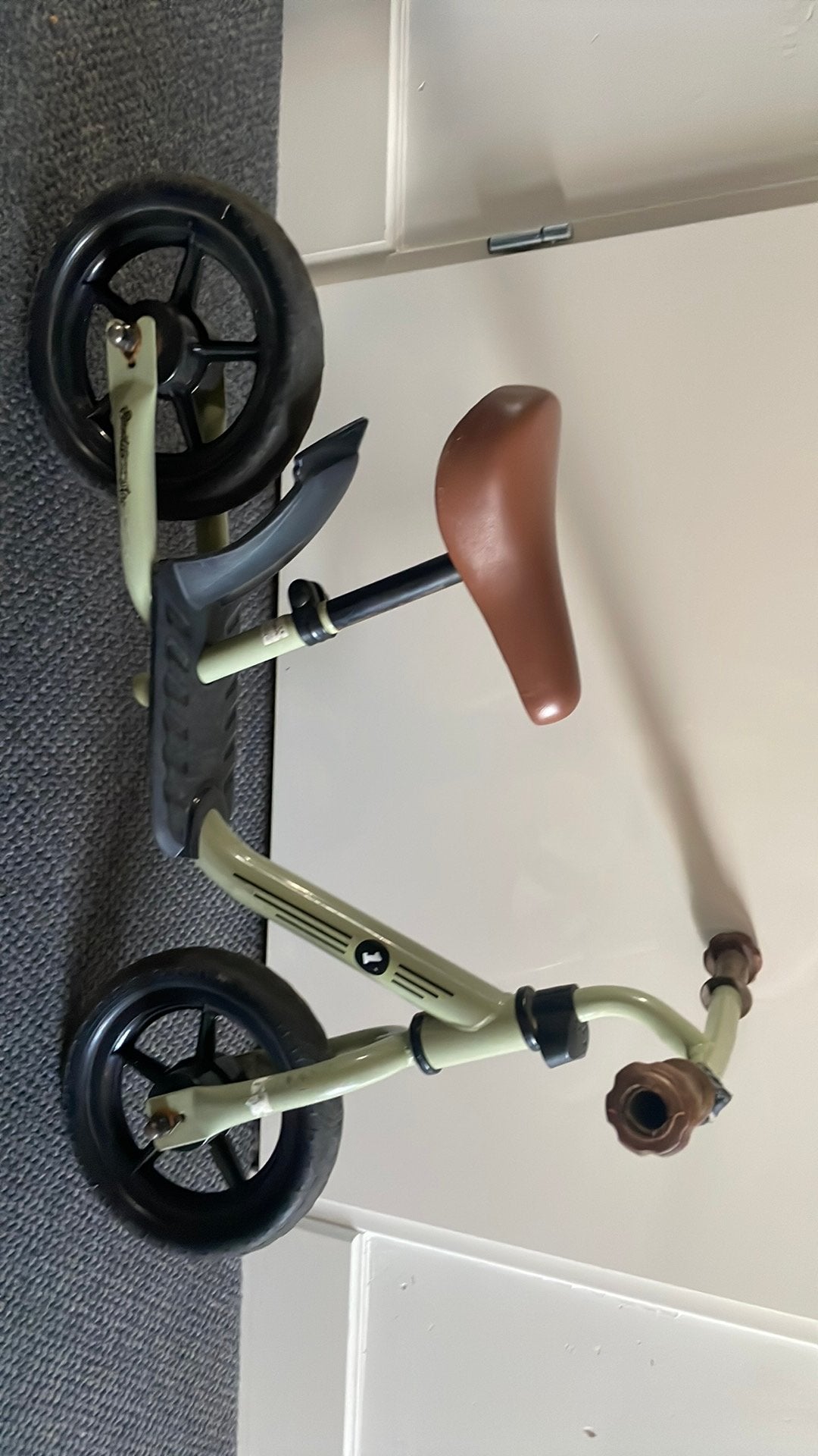 Groene Bandits and Angels loopfiets gebruikt, Ophalen, Gebruikt, Loopfiets