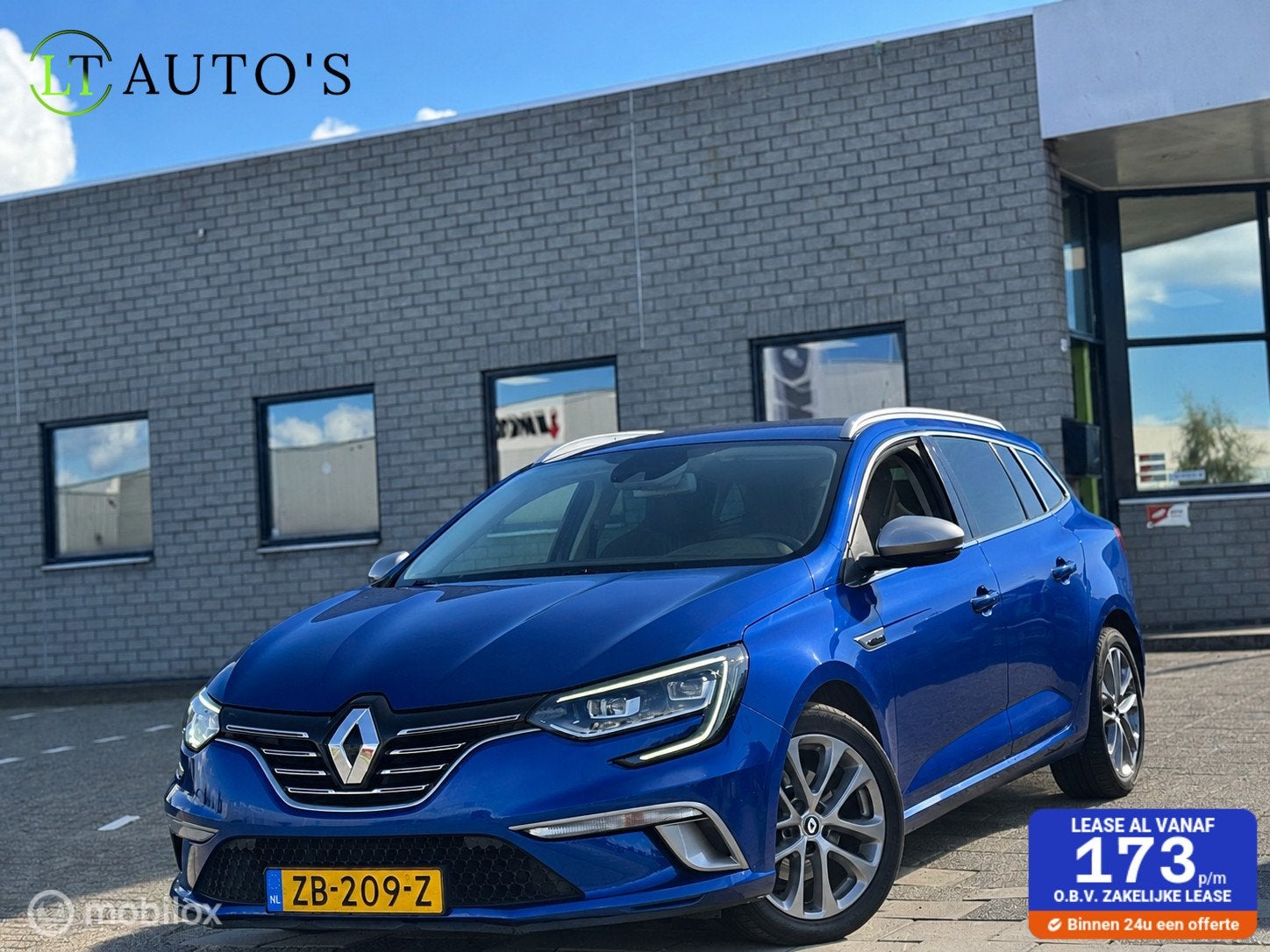 Renault Megane Estate 1.3 TCe GT-Line 163PK|Aut Carplay Alc, Auto's, Euro 6, 4 cilinders, Blauw, 1314 kg