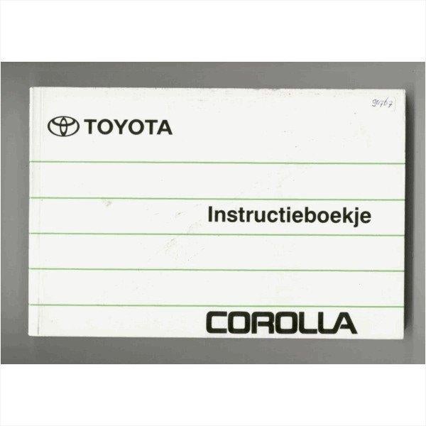 Toyota Corolla Instructieboekje 1997 #2 Nederlands, Ophalen of Verzenden
