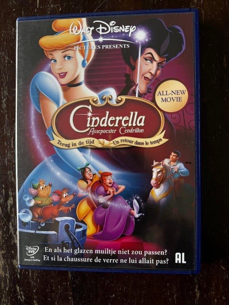 Walt Disney Cinderella Terug in de Tijd (DVD) Assepoester 3, Europees, Tekenfilm, Alle leeftijden, Ophalen of Verzenden