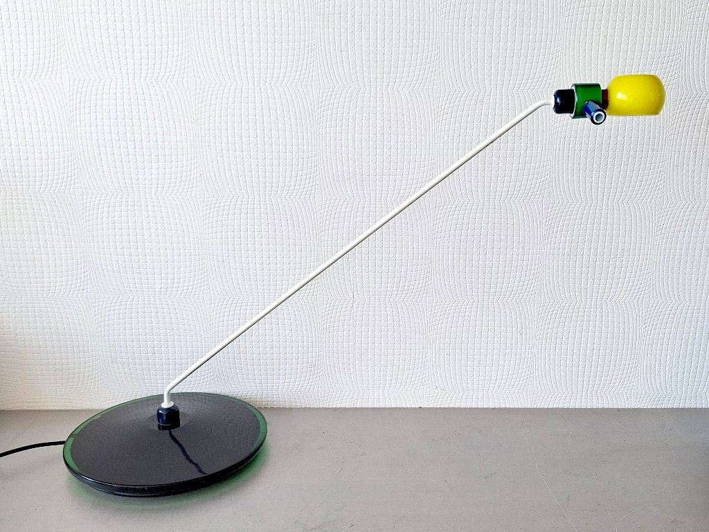 Memphis Milano Michele De Lucchi Vega Lamp Fontana Arte, Gebruikt, Vintage, Meerkleurig, Ophalen of Verzenden