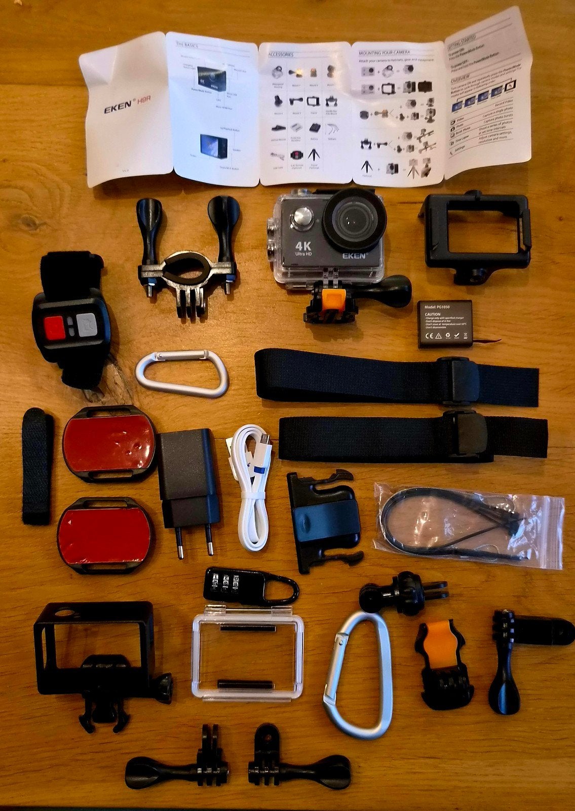 EKEN H9R 4K Ultra HD Action Camera met accessoires, Ophalen of Verzenden, Nieuw, Overige merken