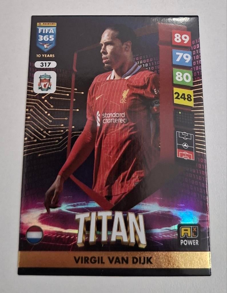 Virgil van Dijk Panini, Ophalen of Verzenden, Zo goed als nieuw, Buitenlandse clubs, Spelerskaart